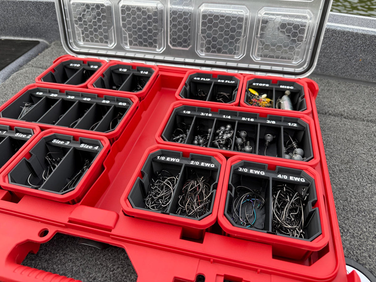 Fishing tackle organizer system