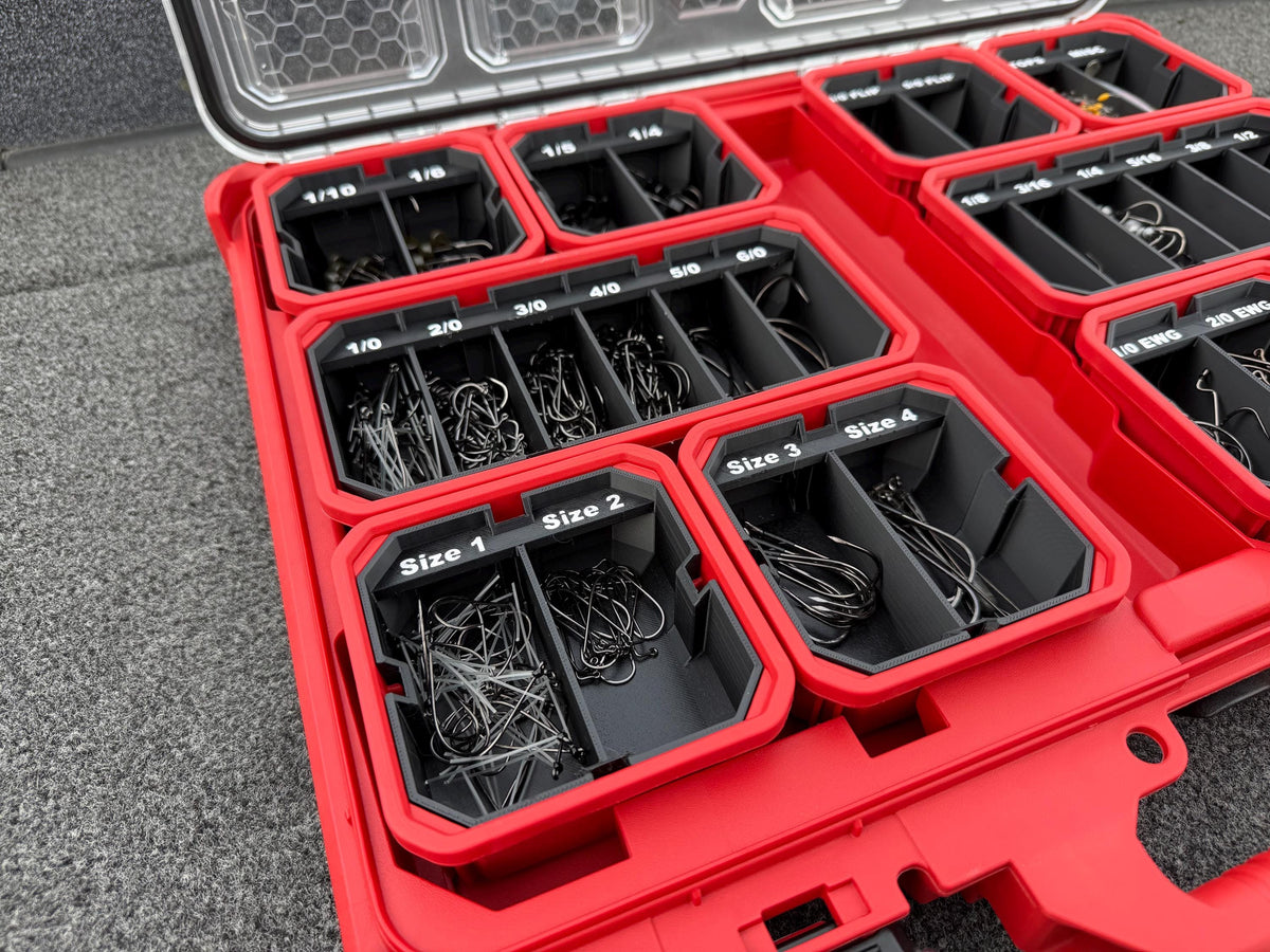 Fishing hook storage inserts
